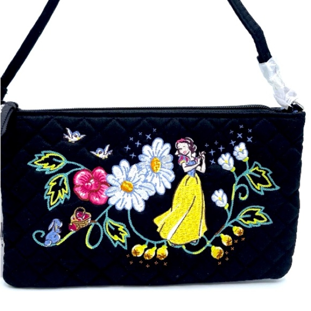 Vera Bradley Disney 100 SNOW WHITE Purse Convertible Wristlet 10" X 5" NWT